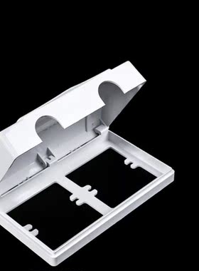 Electric Wall Mount Durable Double Socket Household Outlet