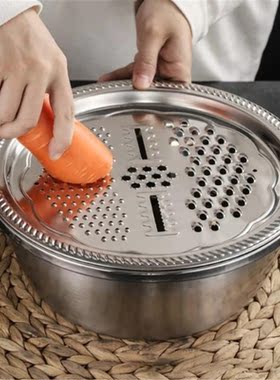 Multifunctional 3 In 1 Vegetable Slicer Cutter Drain Basket