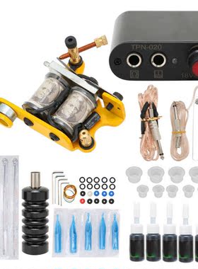 Tattoo Kit Coil Tattoo Machine Tattoo Clip Cord 10 Wraps