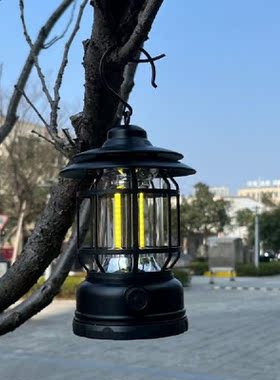 Outdoor Camping Lights Retro USB Rechargeable Portable