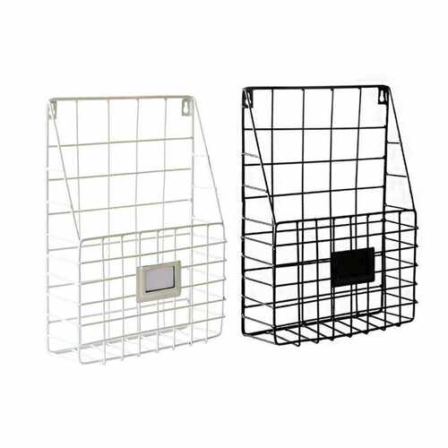 Mail Organizer Wire Basket Wall Mounted Magazine File Holder - 图3