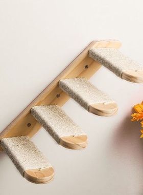 Pine solid wood DIY cat climbing frame cat wall hanging cat