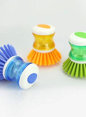 New Liquid Soap Pressure Washing Brush Pot Dish Bowl