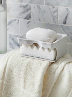 1 Pcs Simple Household Separable Have Sponge Double Grid