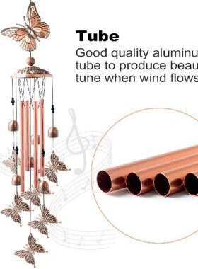 Large Wind Chimes Bells Tubes Bells Copper Metal Windchime