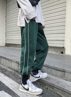 2021 Men's Printing Cotton Casual Pants Leisure Spor