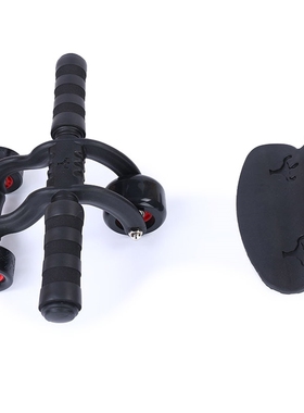 Gym AB Abdominal Roller 3 Wheel Power Roller Workout Fitness