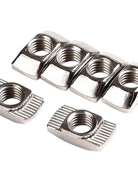 50Pcs M3/M4/M5*10*6 For 20 Series Slot T-nut Sliding T Nut H