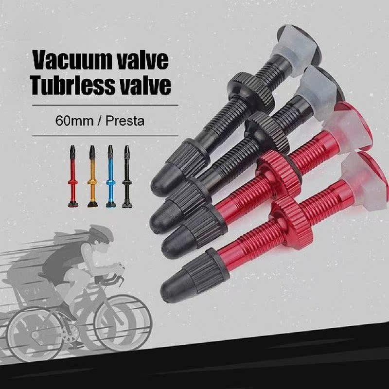 1Pair Bicycle Presta Valve Extender Aluminum Alloy Cycling-图0