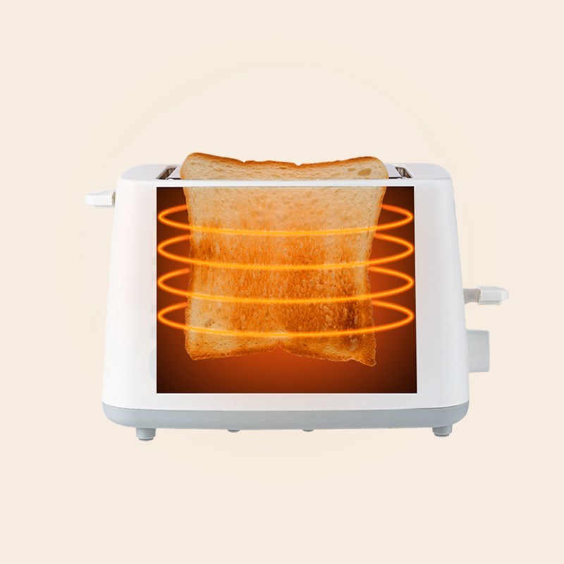 Breakfast Toaster Bread-Piece White Multi-Functional Elegant - 图2