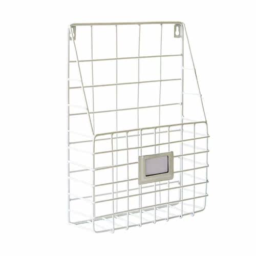 Mail Organizer Wire Basket Wall Mounted Magazine File - 图2