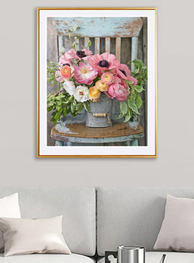 5D DIY Diamond Painting Flowers Vase Cross Stitch Kit Full D