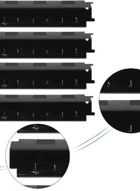 4Pcs Stainless Steel Grill Heat Shield Tents Replacement