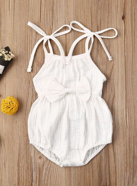 Baby Summer Clothing  Newborn Baby Girl Cute Clothes Srap Ro