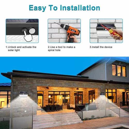 Solar Power Light Outdoor 118LED 206LED Solar Motion Sensor - 图3