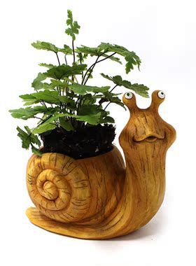 Creative Cute Snails Flowerpot Succulent Plant Poted