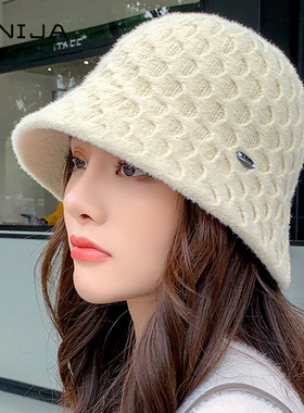Winter Bonnet Thickened Warm Bucket Hat Ear Protector Cap Wo
