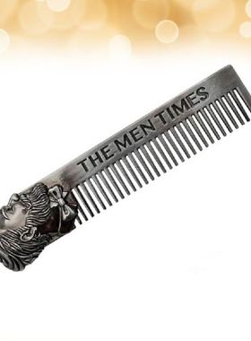 Beard Comb Mustache Metal Pocket Styling Tool Shaving Hair