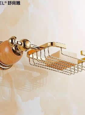 Gold Soap Holder European Style Soap Dish Bathroom Soap Box
