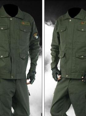 Work clothes suit men's wear-resistant anti-scal