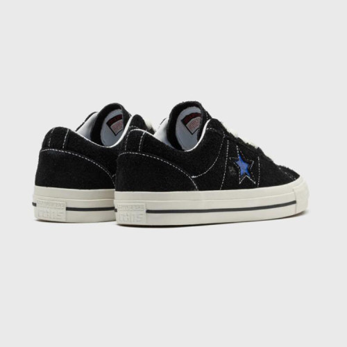 CONVERSE X QUARTERSNACKS ONE STAR PRO OX黑蓝低帮板鞋A09555C-图2