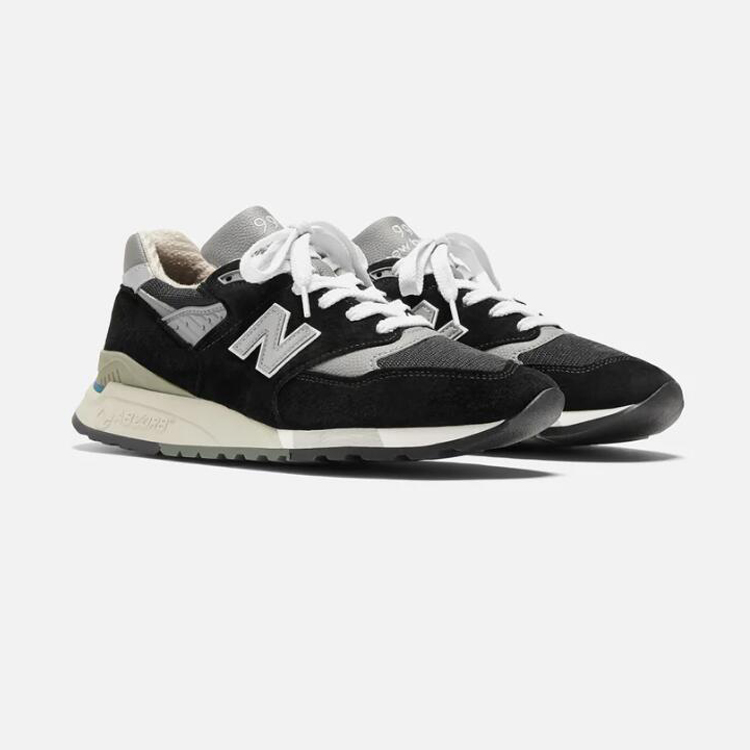 New Balance NB 998 防滑耐磨 低帮 男女跑步鞋 美产 U998BL