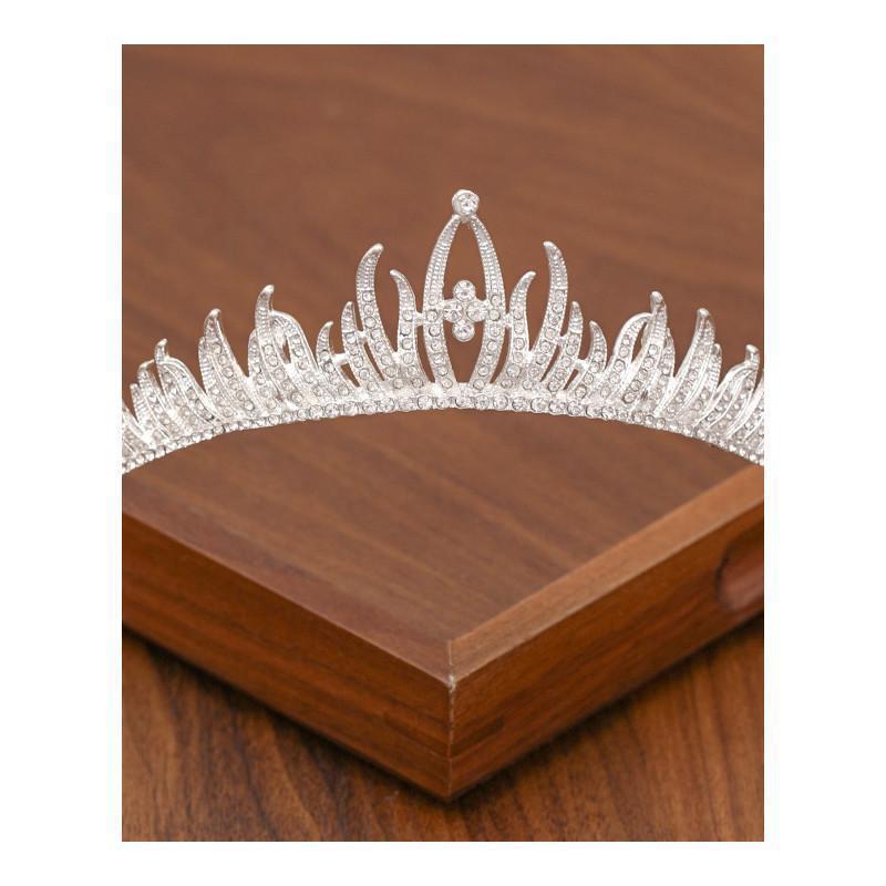 Bridal Tiara Hair Crown Wedding Hair Accessories For Women S - 图1