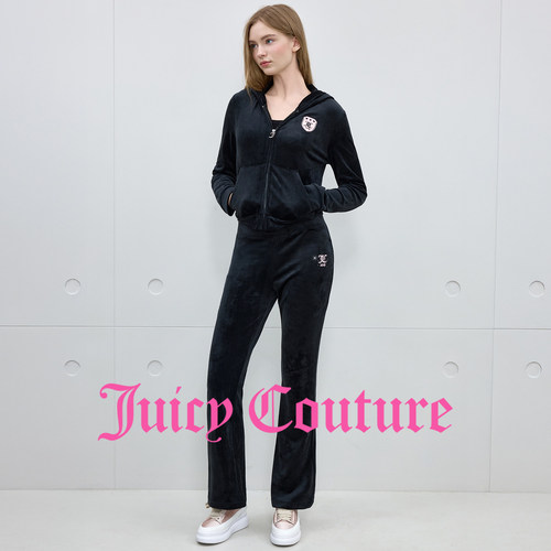 Juicy Couture【30周年系列】零压弹力丝绒橘滋25秋新款休闲裤女 - 图2