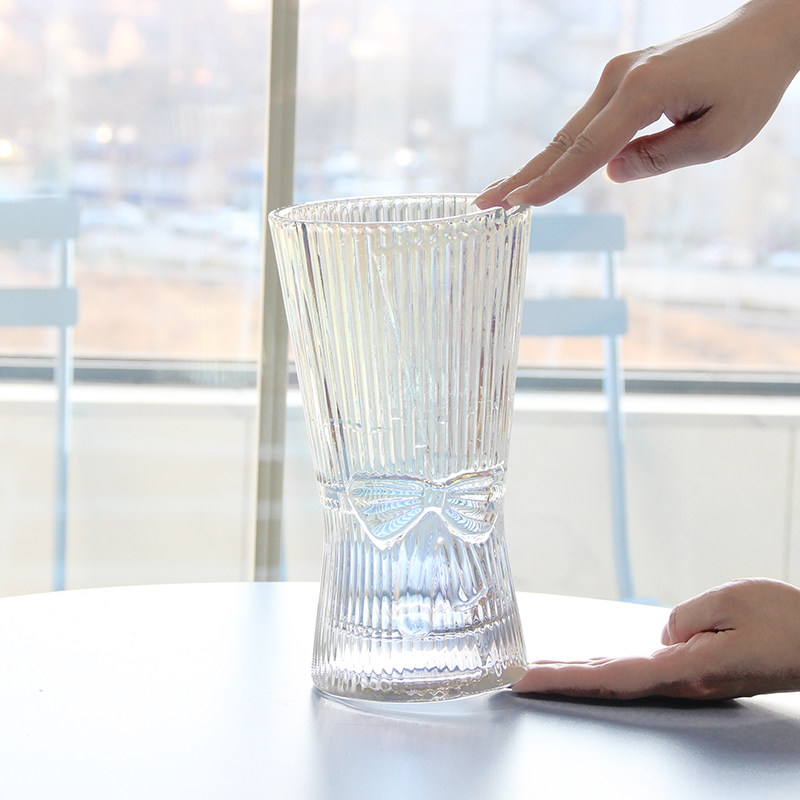 北欧玻璃花瓶摆件客厅创意插花水养餐桌玫瑰百合鲜花家用高级感,淘宝优惠券,粉丝福利购,淘宝优惠卷