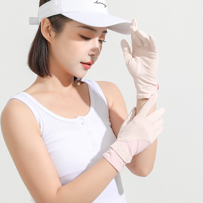 防晒手套女夏季冰感露二指防紫外线薄款手套冰丝硅胶防滑全指手套,淘宝优惠券,粉丝福利购,淘宝优惠卷