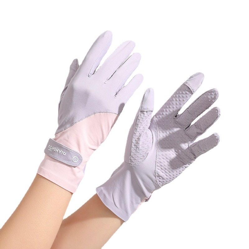 防晒手套女夏季冰感露二指防紫外线薄款手套冰丝硅胶防滑全指手套,淘宝优惠券,粉丝福利购,淘宝优惠卷
