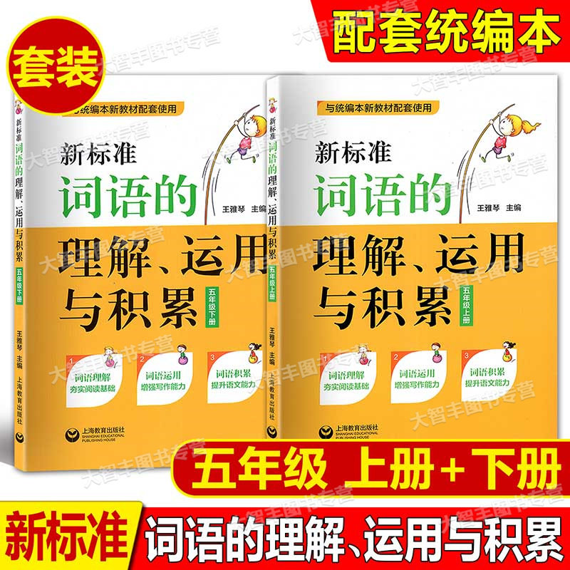 新标准词语的理解运用与积累二三四五六年级上下册/23456年级第一二学期与统编本语文配套使用词语同步训练习题上海教育