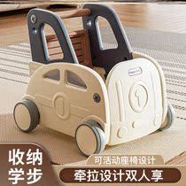 Baby walking theorizer storage anti-side turning small cart containing baby trolley toy multifunctional armchair