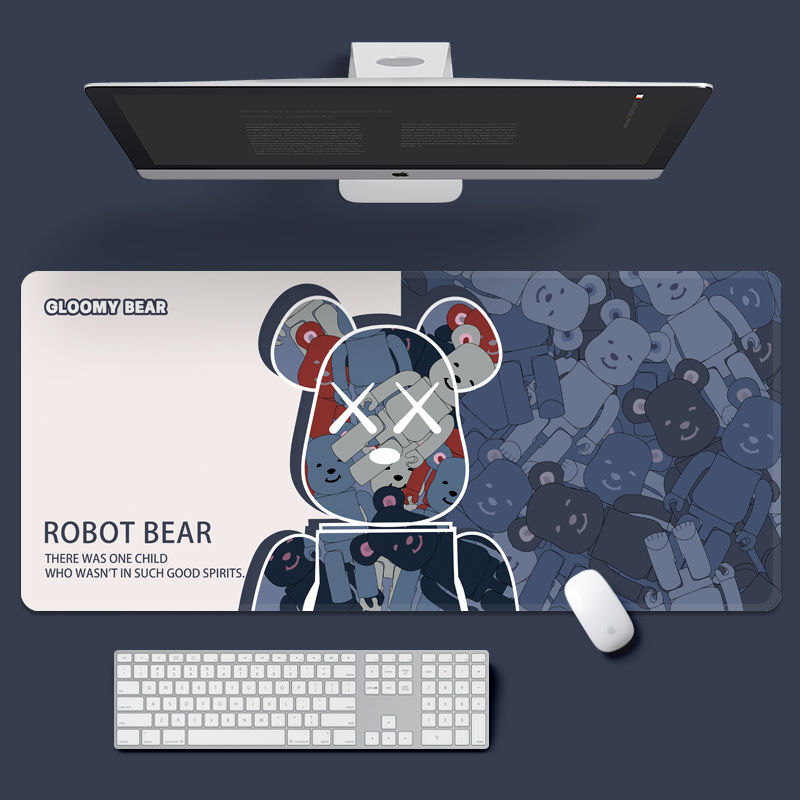 鼠标垫超大号男生定制定做二次元电竞卡通女电脑书桌垫键盘垫子 - 图3