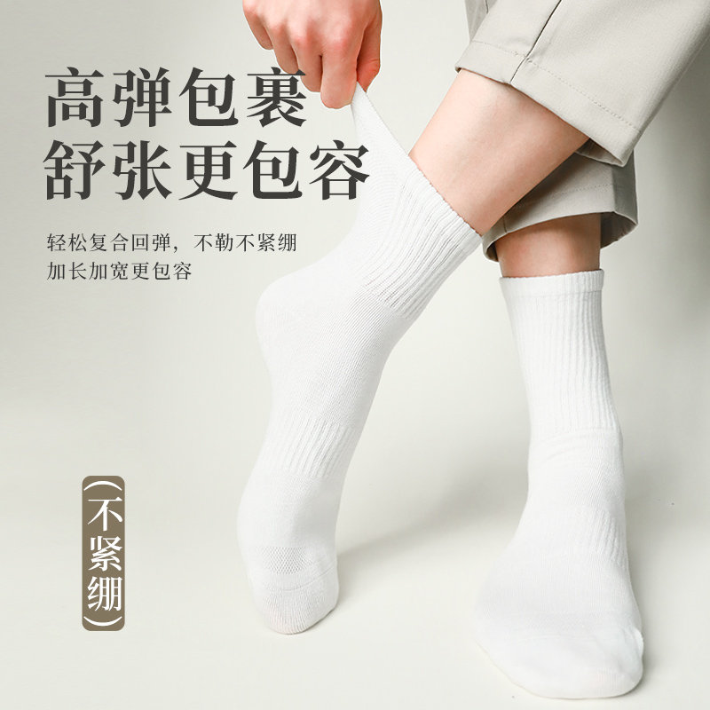 【星光村小飞同款】艾芙格丽精油袜子中筒袜抗菌防臭吸汗男款秋冬