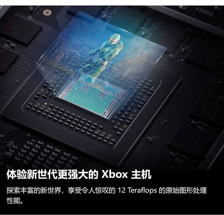 微软Xbox Series X游戏机次世代4K家用游戏机连电视Series S主机XSS/XSX国行 - 图2