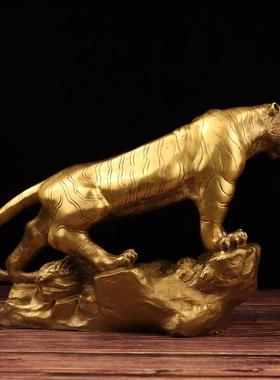 杨铜记 铜老虎 上山虎 虎福临门 生肖虎摆件 厂家虎年礼品