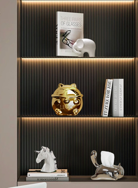 现代轻奢样板间电视柜酒柜装饰品