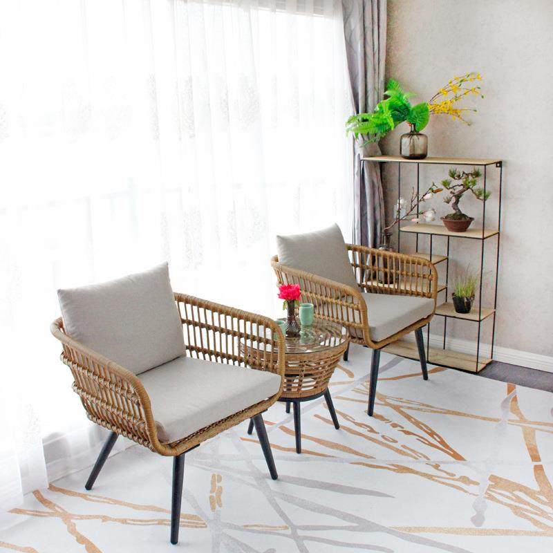 北花欧藤椅沙发户休外庭防水防晒院组合室外闲园露天藤编沙发GBG,淘宝优惠券,粉丝福利购,淘宝优惠卷