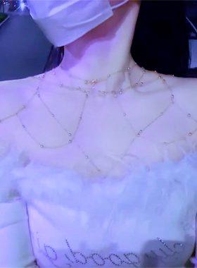 甜酷辣妹性感胸链轻奢气质身体链