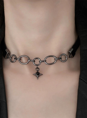 暗黑风星芒chocker项圈女