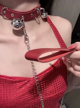 宫铃项圈女纯欲系铃铛choker颈链
