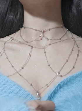 纯欲辣妹性感胸链女款