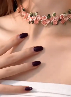 粉色花朵choker锁骨链女