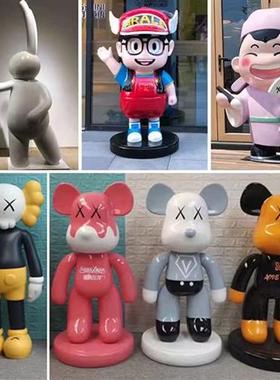 玻璃钢吉祥物卡通雕塑定制大型动漫卡通精品模型商场美陈公仔摆件