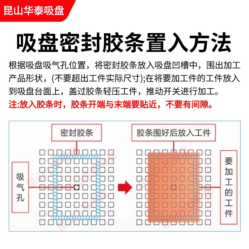 华泰cnc真空吸盘工业加工中心雕刻机铜铝板PVC电木板强力吸附平台 - 图2