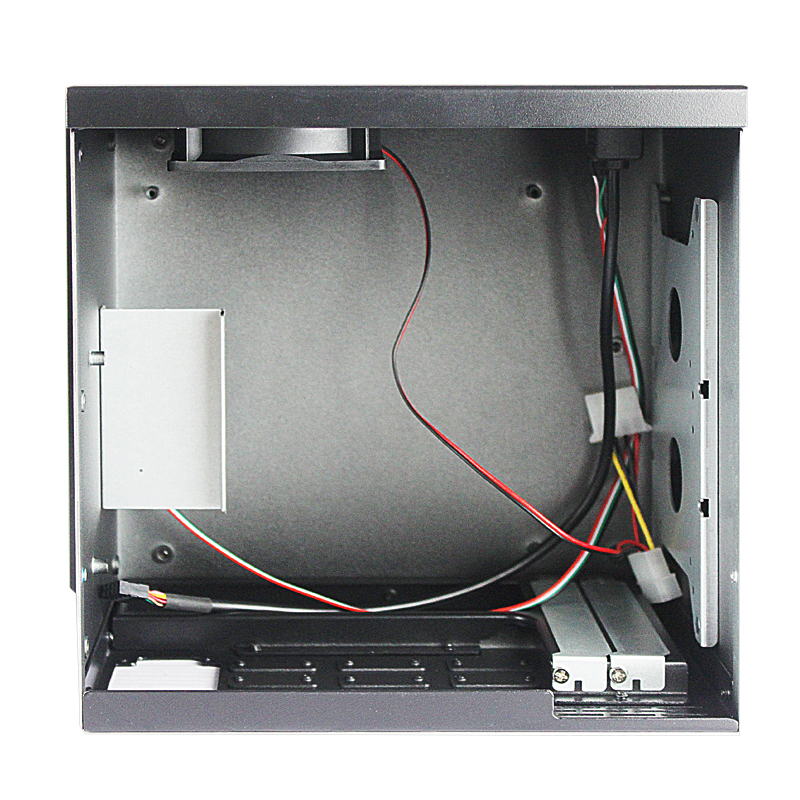 2-slot wall-mounted industrial control chassis 6 COM ports itx motherboard position full-height card industrial equipment firewall server