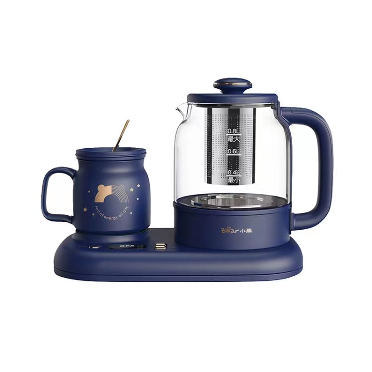 小熊养生壶煮茶器办公室小型保温花茶壶电烧水壶带滤网YSH-C08V1 - 图3