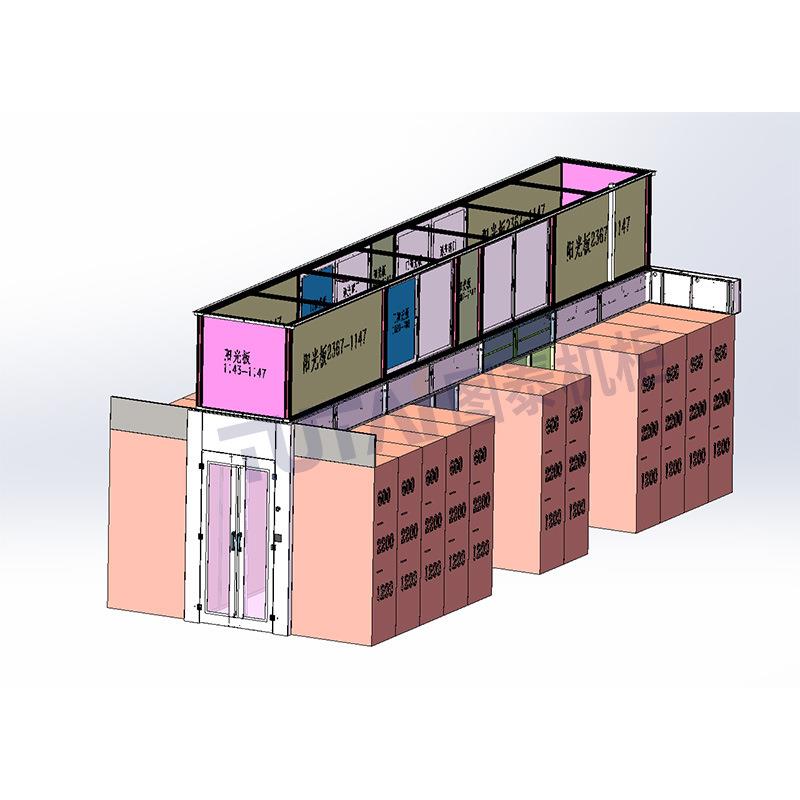 热通道封闭机房通道模块数据中心铝合金型材热通道 - 图1