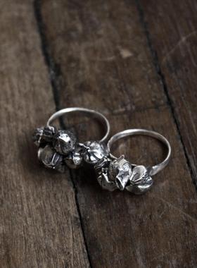 MOUNTMESU PlantBubs Ring Double 连指戒指 工匠 银饰 先锋